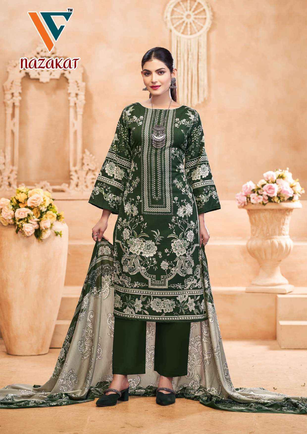 Vandana Creation Nazakat Vol 7 Cotton Dress Material 8 pcs Catalogue