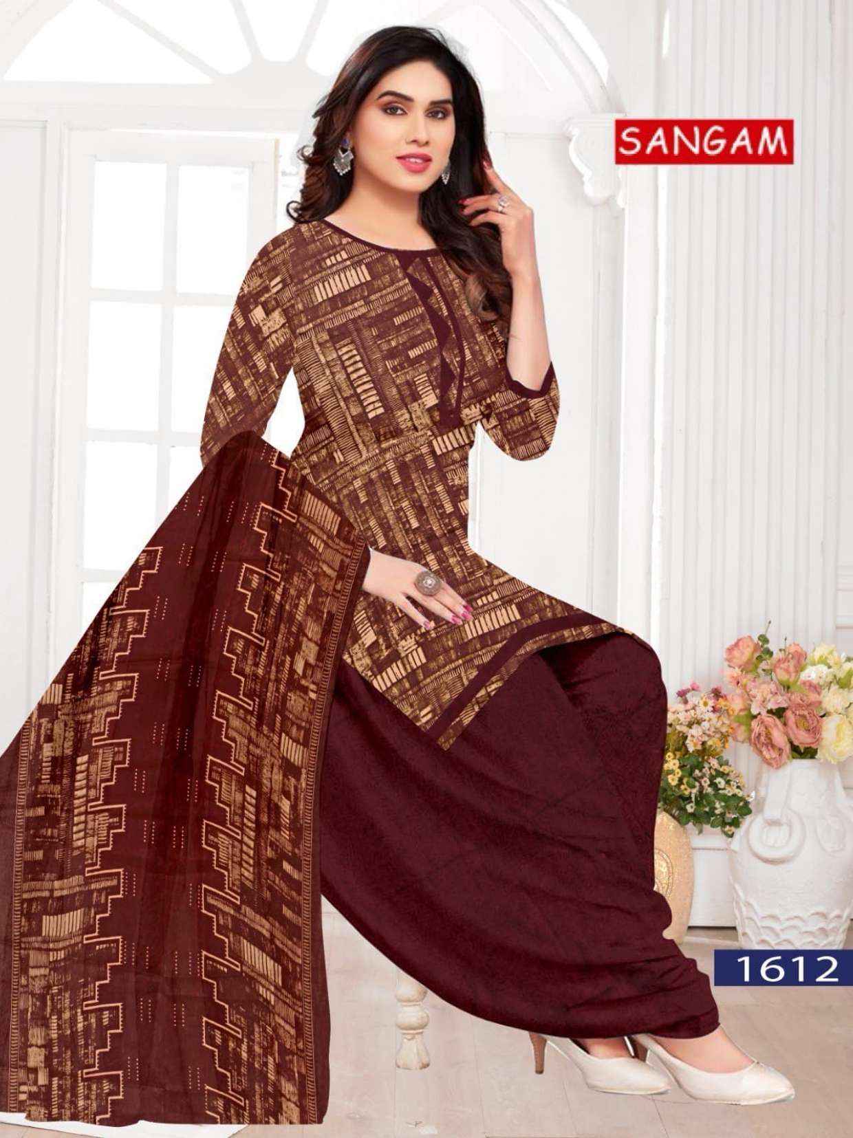 Vandana Creation Sangam‎‎ Vol 16 Cotton Dress Material 12 pcs Catalogue