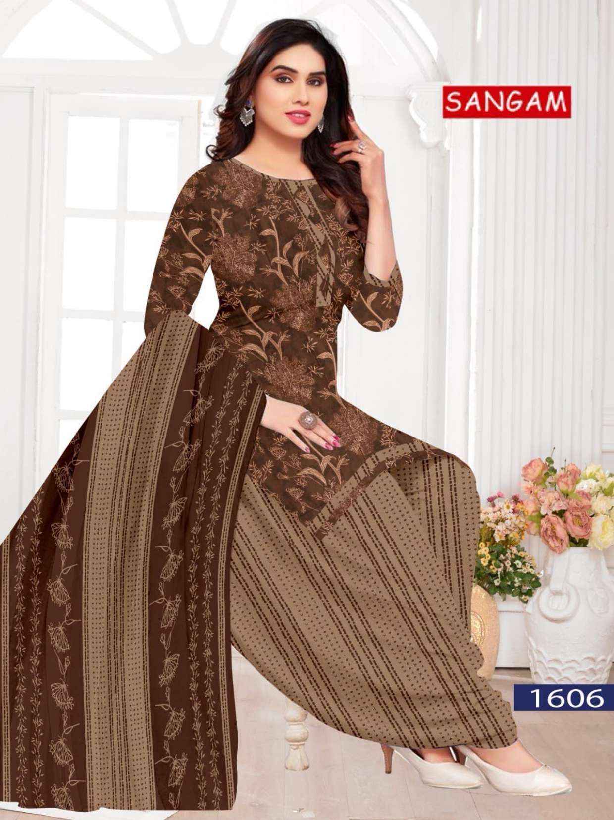Vandana Creation Sangam‎‎ Vol 16 Cotton Dress Material 12 pcs Catalogue