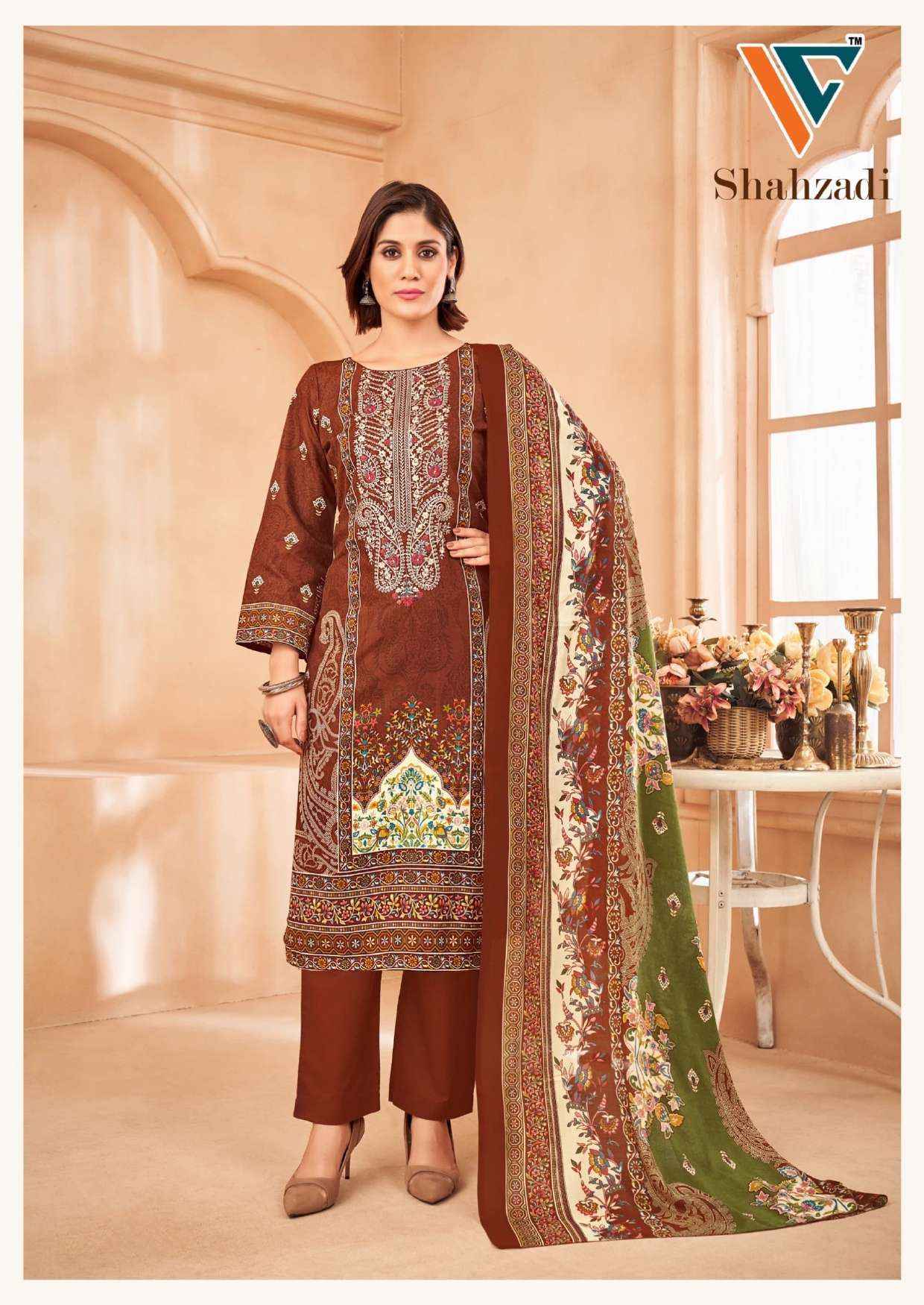 Vandana Creation Shahzadi Vol 4 Cotton Dress Material 8 pcs Catalogue
