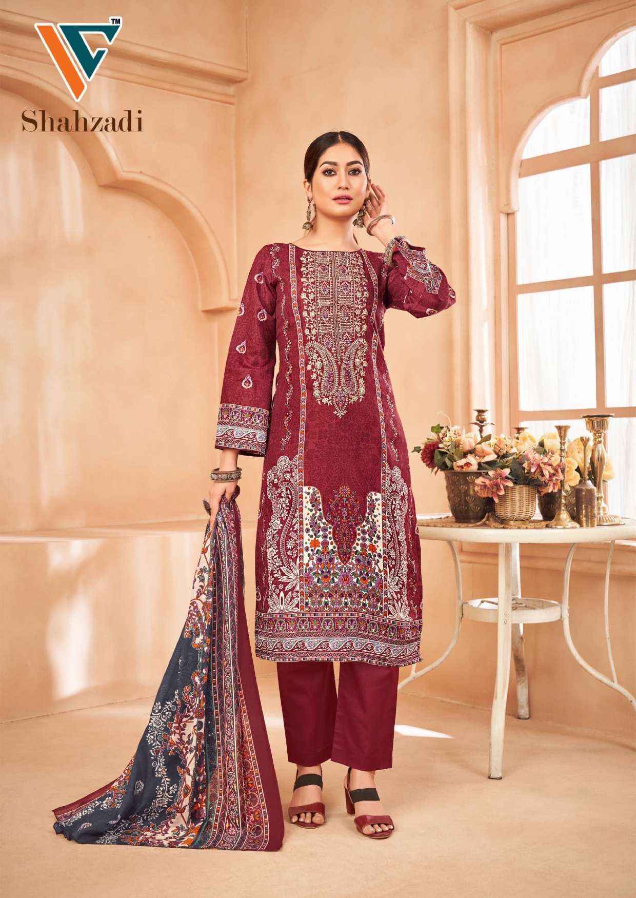 Vandana Creation Shahzadi Vol 4 Cotton Dress Material 8 pcs Catalogue