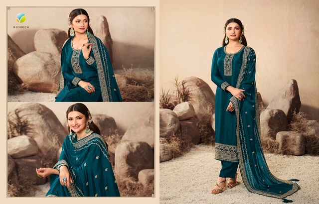 Vinay Fashion Kuleesh Geet Vol 2 Silk Dress Material 9 pcs Catalogue