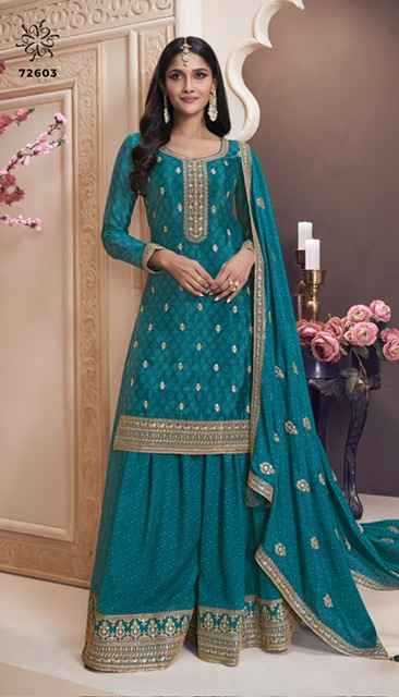 Vinay Fashion Sajanee Chinon Dress Material 4 pcs Catalogue