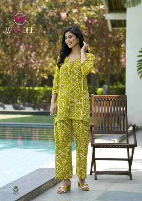 Woodee Moksha Cotton Co-Ord Set 6 pcs Catalogue