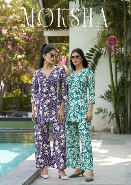 Woodee Moksha Cotton Co-Ord Set 6 pcs Catalogue