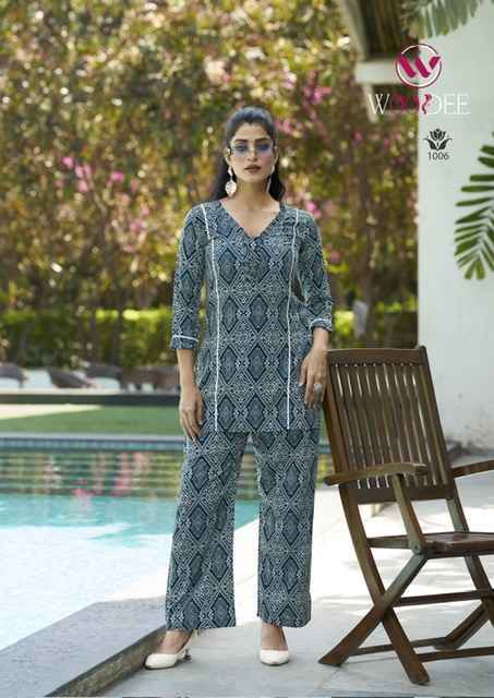 Woodee Moksha Cotton Co-Ord Set 6 pcs Catalogue