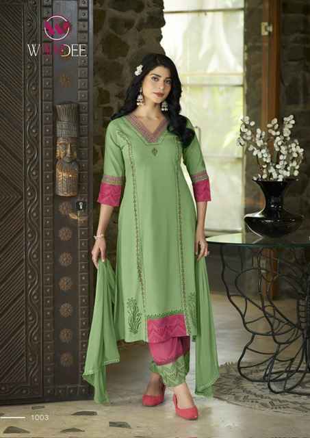 Woodee Tamanna Rayon Kurti Combo 6 pcs Catalogue