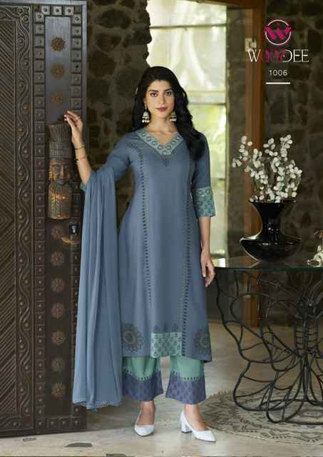 Woodee Tamanna Rayon Kurti Combo 6 pcs Catalogue
