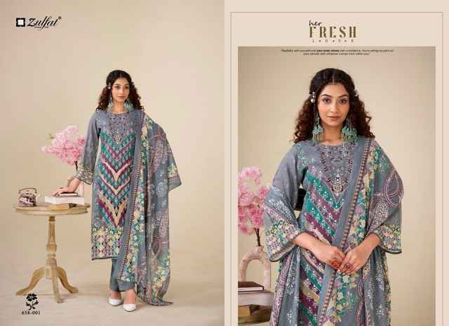 Zulfat Aayat Vol 16 Viscose Rayon Dress Material 6 pcs Catalogue
