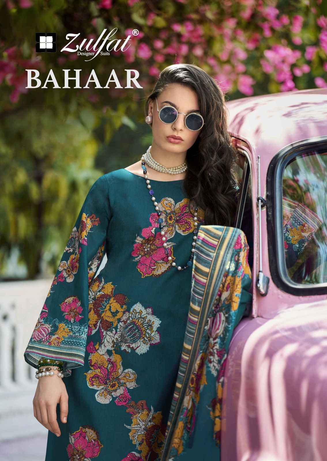 Zulfat Bahaar Cottn Dress Material 8 pcs Catalogue