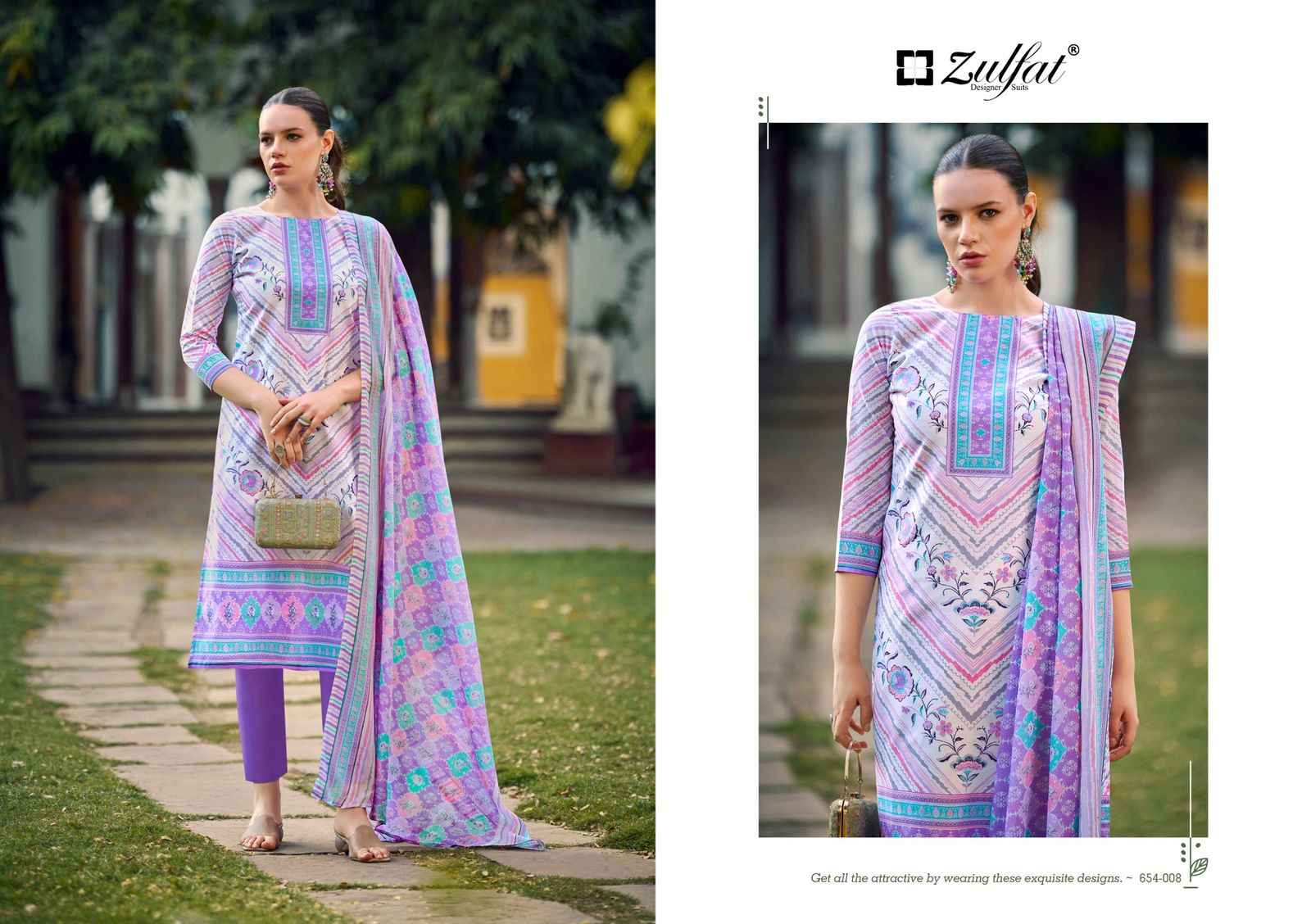 Zulfat Farhana Vol 10 Cotton Dress Material 8 pcs Catalogue