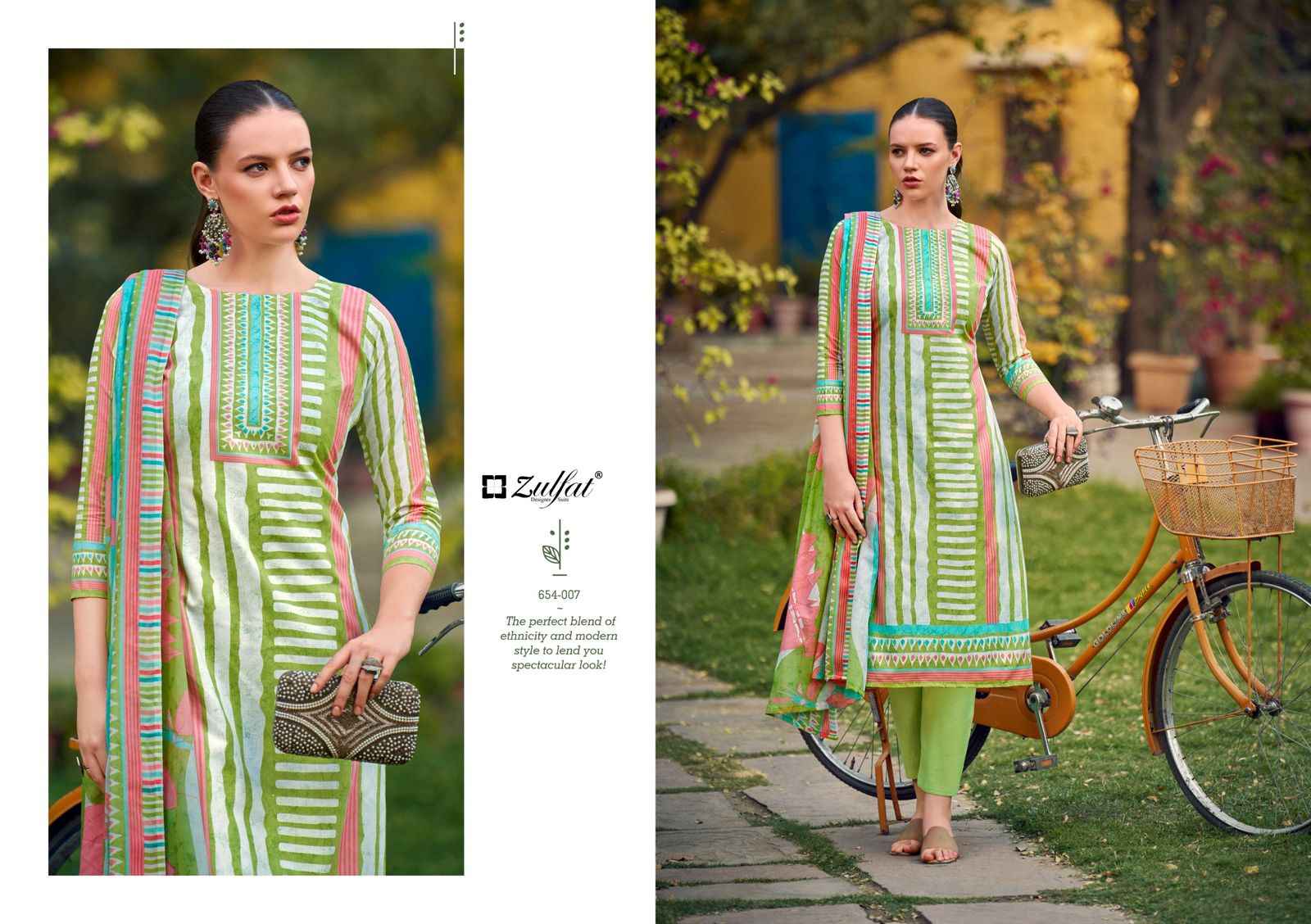 Zulfat Farhana Vol 10 Cotton Dress Material 8 pcs Catalogue