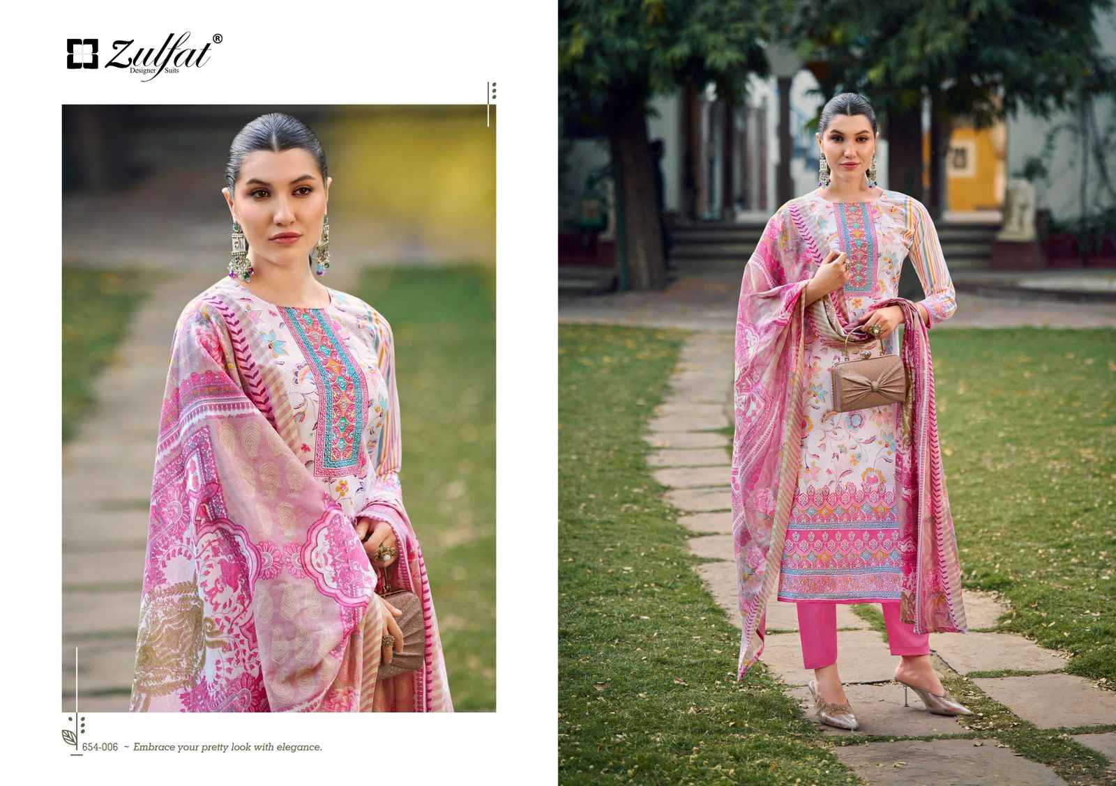 Zulfat Farhana Vol 10 Cotton Dress Material 8 pcs Catalogue
