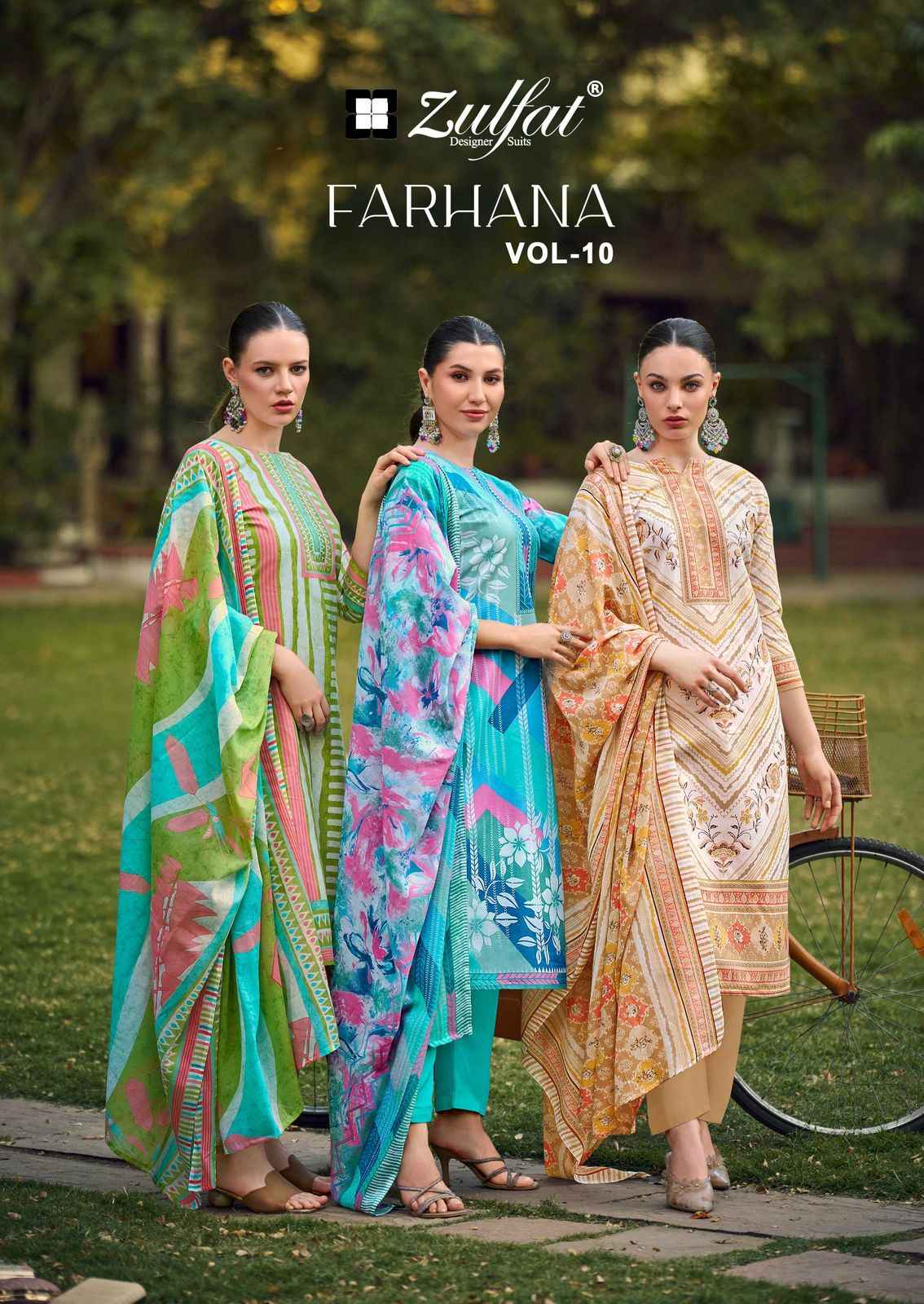Zulfat Farhana Vol 10 Cotton Dress Material 8 pcs Catalogue