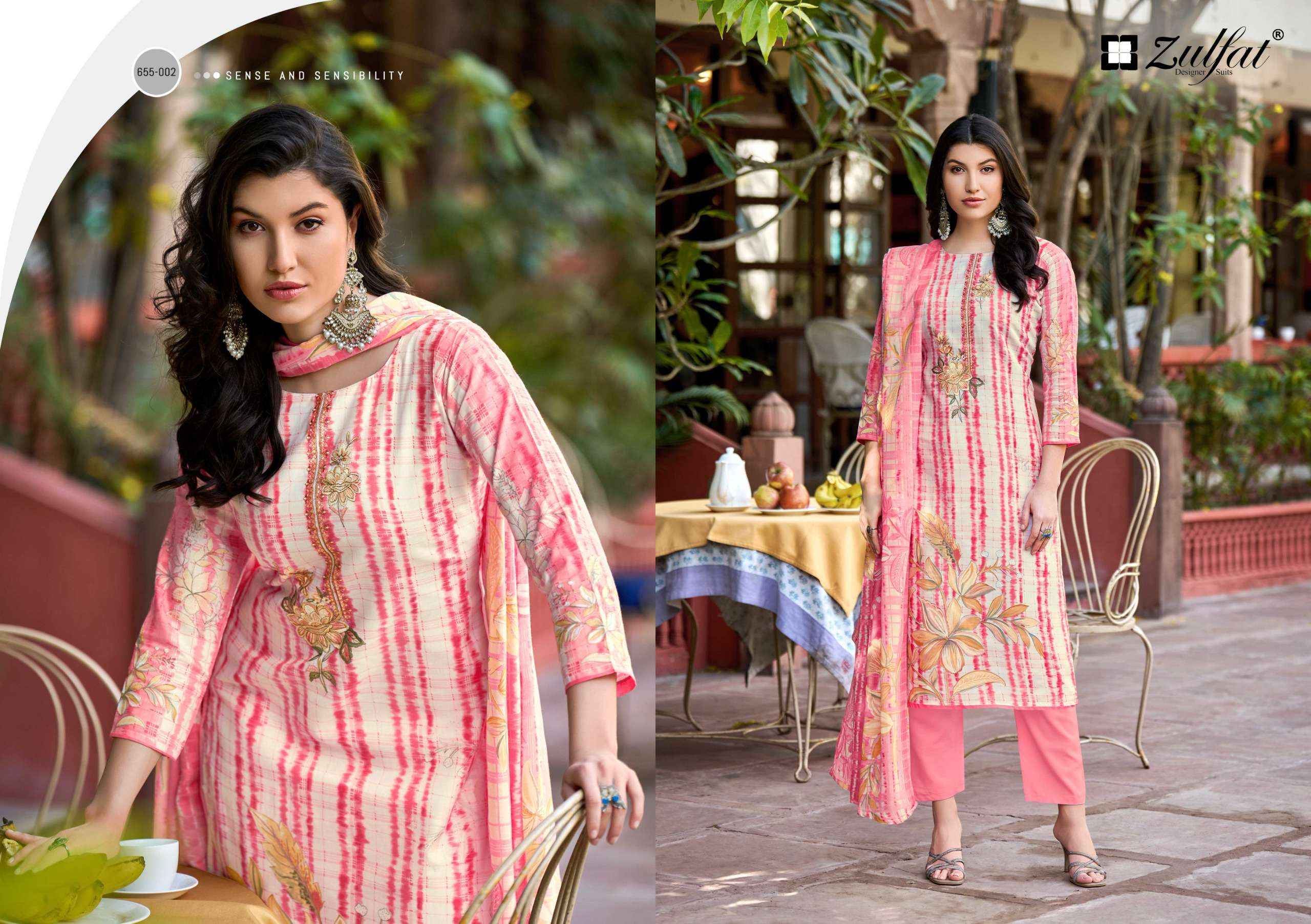 Zulfat Noor Vol 2 Cotton Dress Material 8 pcs Catalogue