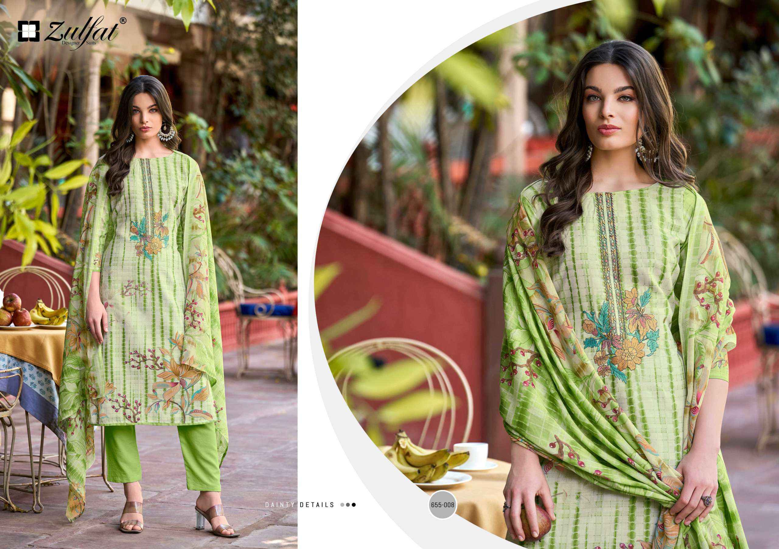 Zulfat Noor Vol 2 Cotton Dress Material 8 pcs Catalogue
