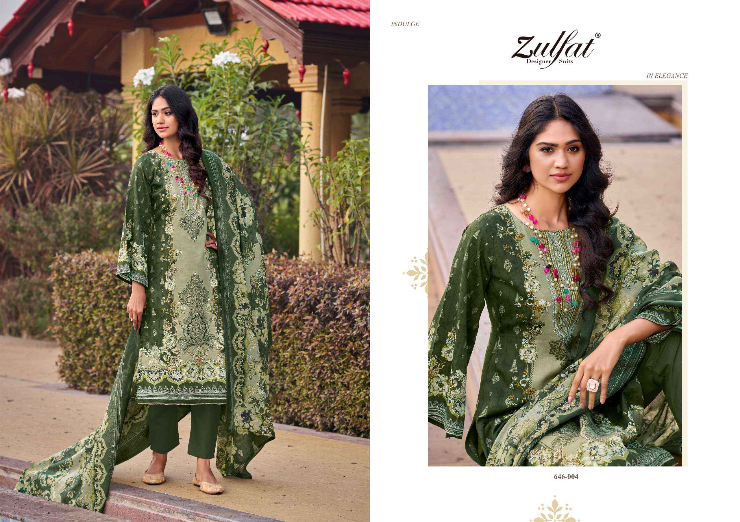 Zulfat Raabta Vol 6 Jam Cotton Dress Material 6 pcs Catalogue