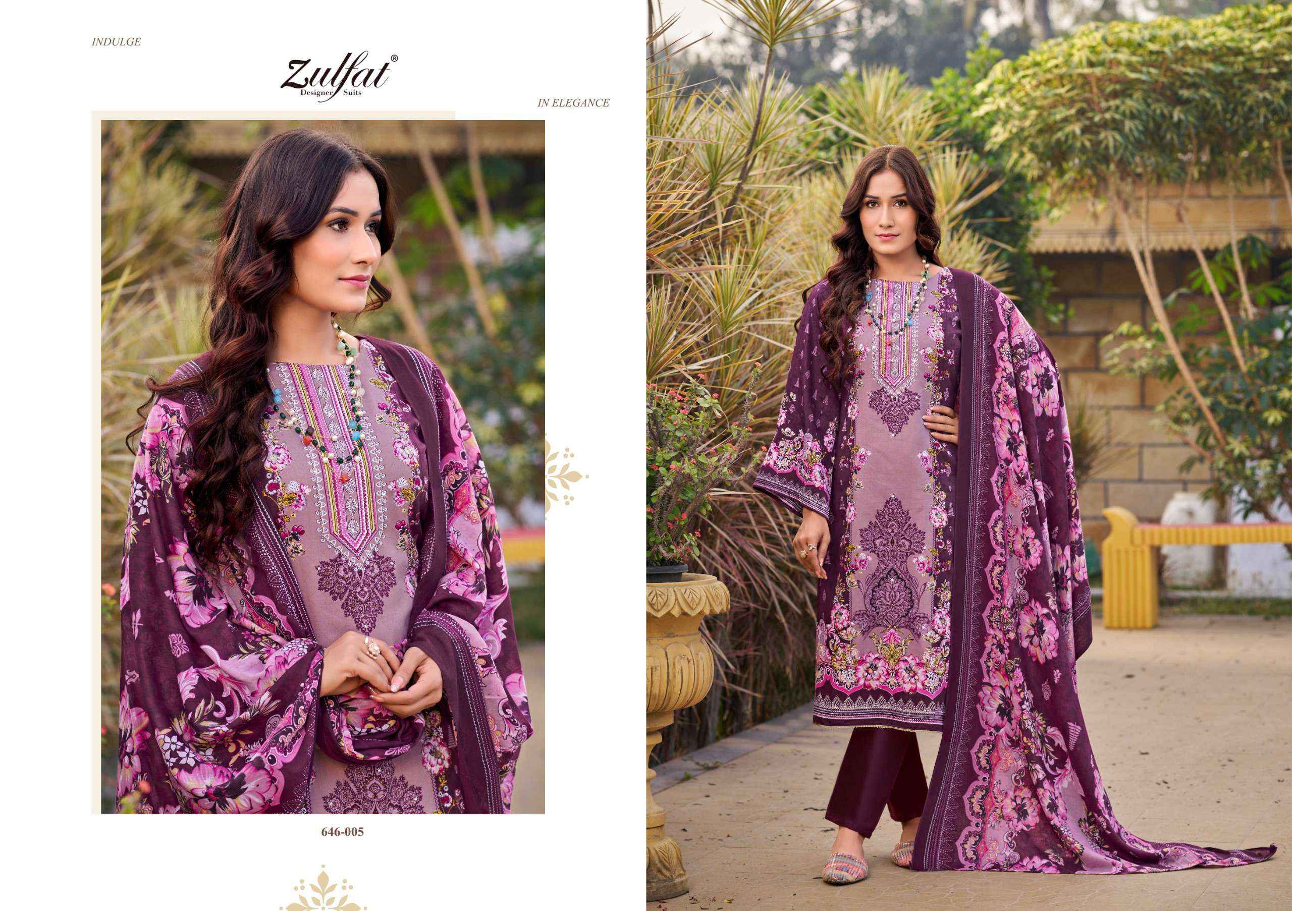 Zulfat Raabta Vol 6 Jam Cotton Dress Material 6 pcs Catalogue