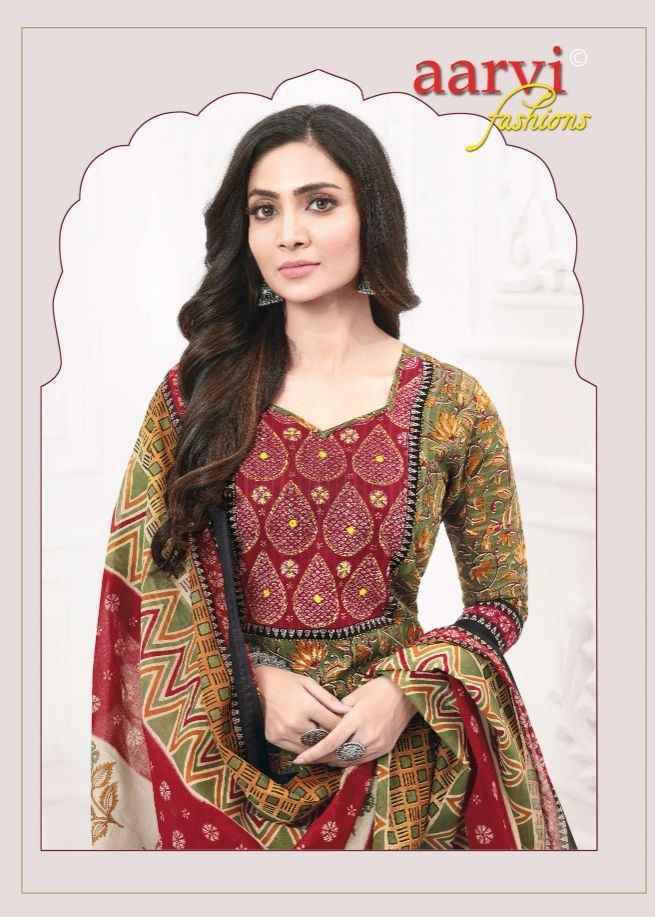 Aarvi Fashion Gamthi Vol 6 Radymade Cotton Dress 8 pcs Catalogue