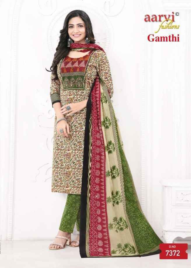 Aarvi Fashion Gamthi Vol 6 Radymade Cotton Dress 8 pcs Catalogue