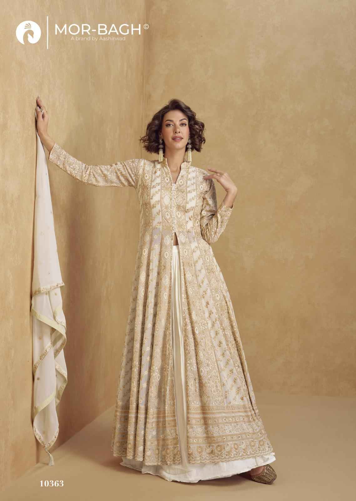 Aashirwad Creation Mor Bagh Jhansi Readymade Georgette Dress