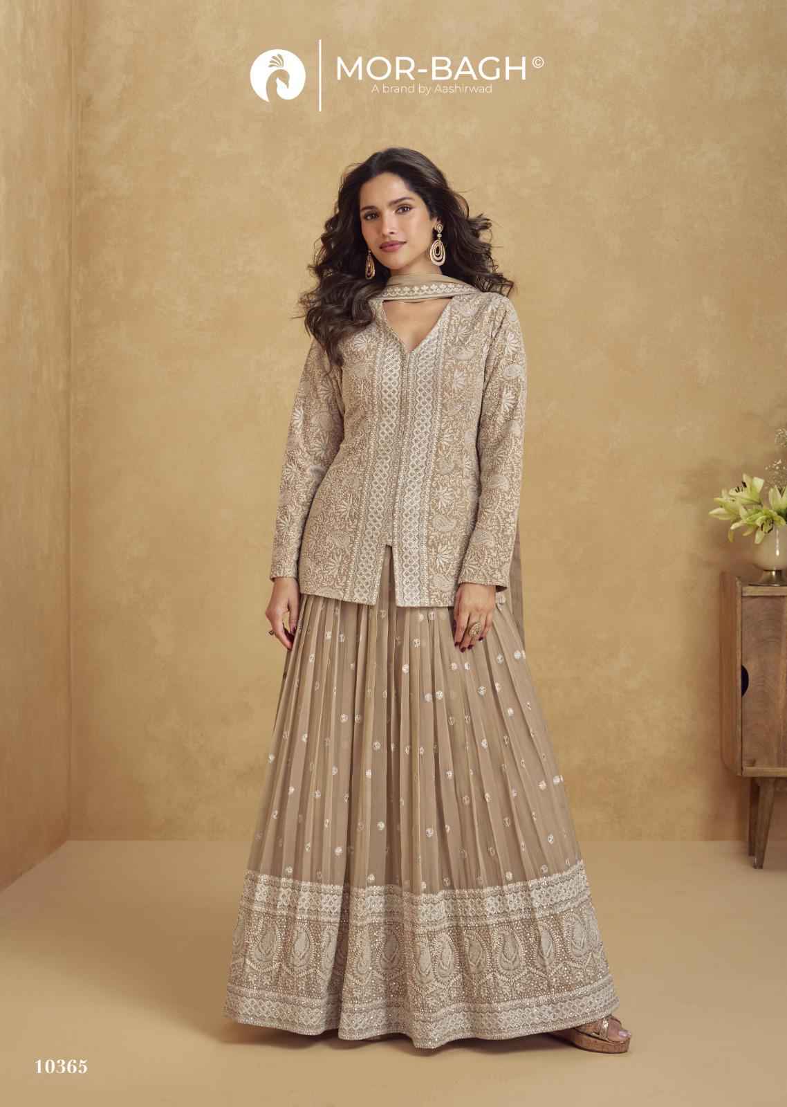 Aashirwad Creation Mor Bagh Jhansi Readymade Georgette Dress