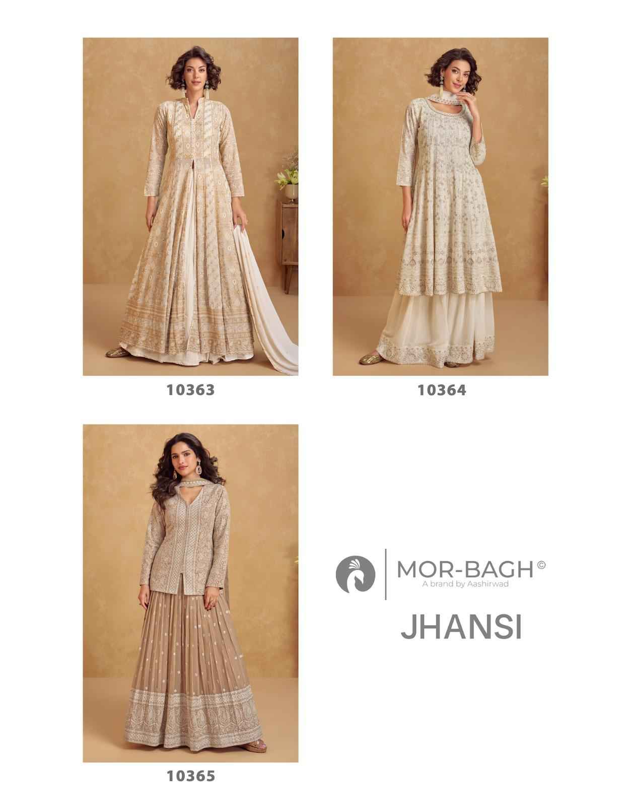 Aashirwad Creation Mor Bagh Jhansi Readymade Georgette Dress