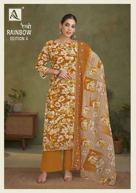 Alok Rainbow Edition 4 Cotton Dress Material 6 pcs Catalogue
