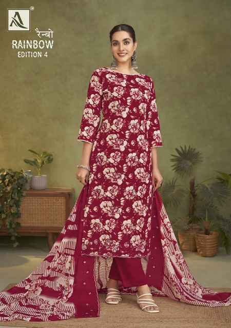 Alok Rainbow Edition 4 Cotton Dress Material 6 pcs Catalogue