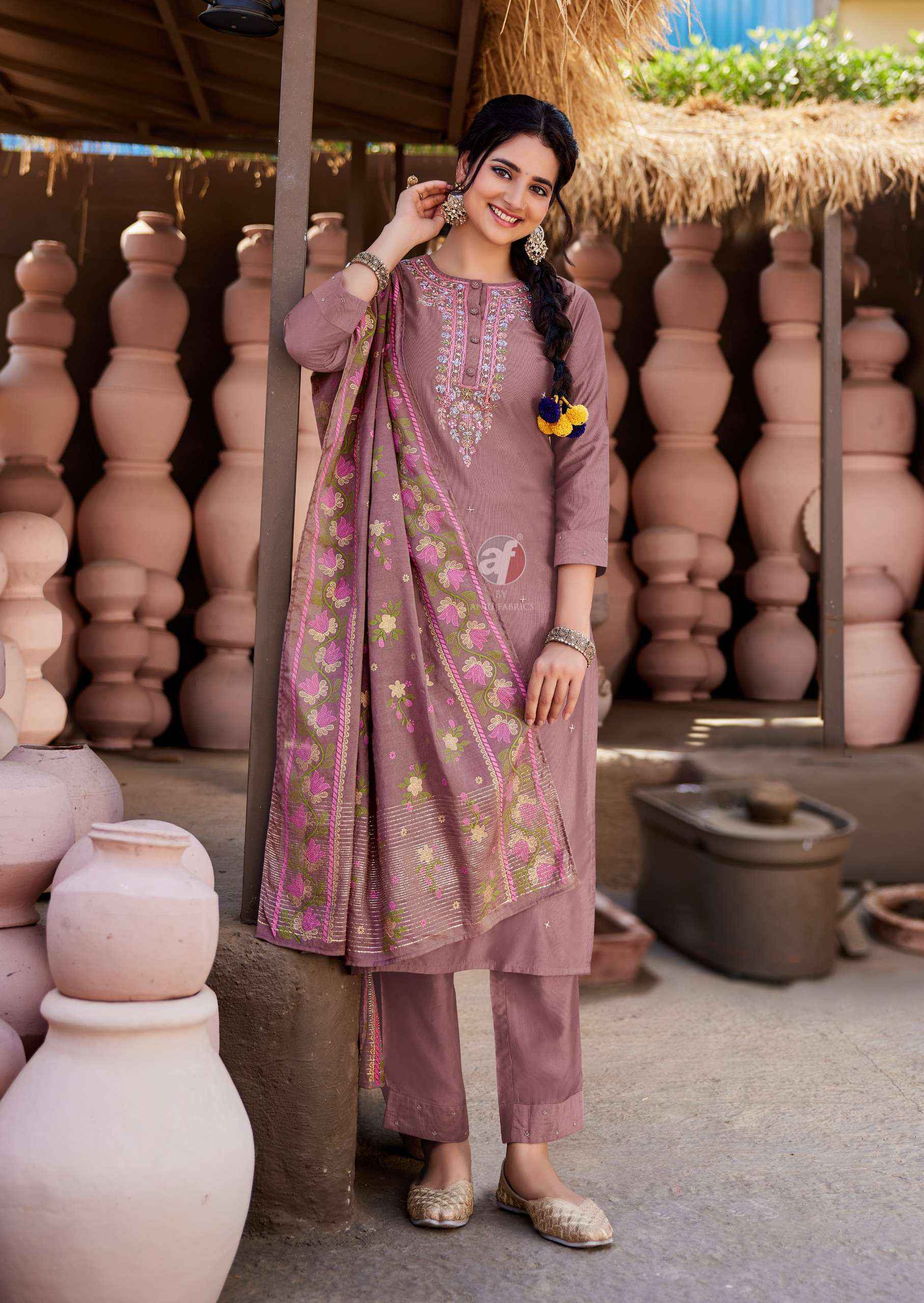 Anju Fabrics Once More Vol 5 Viscose Kurti Combo 6 pcs Catalogue