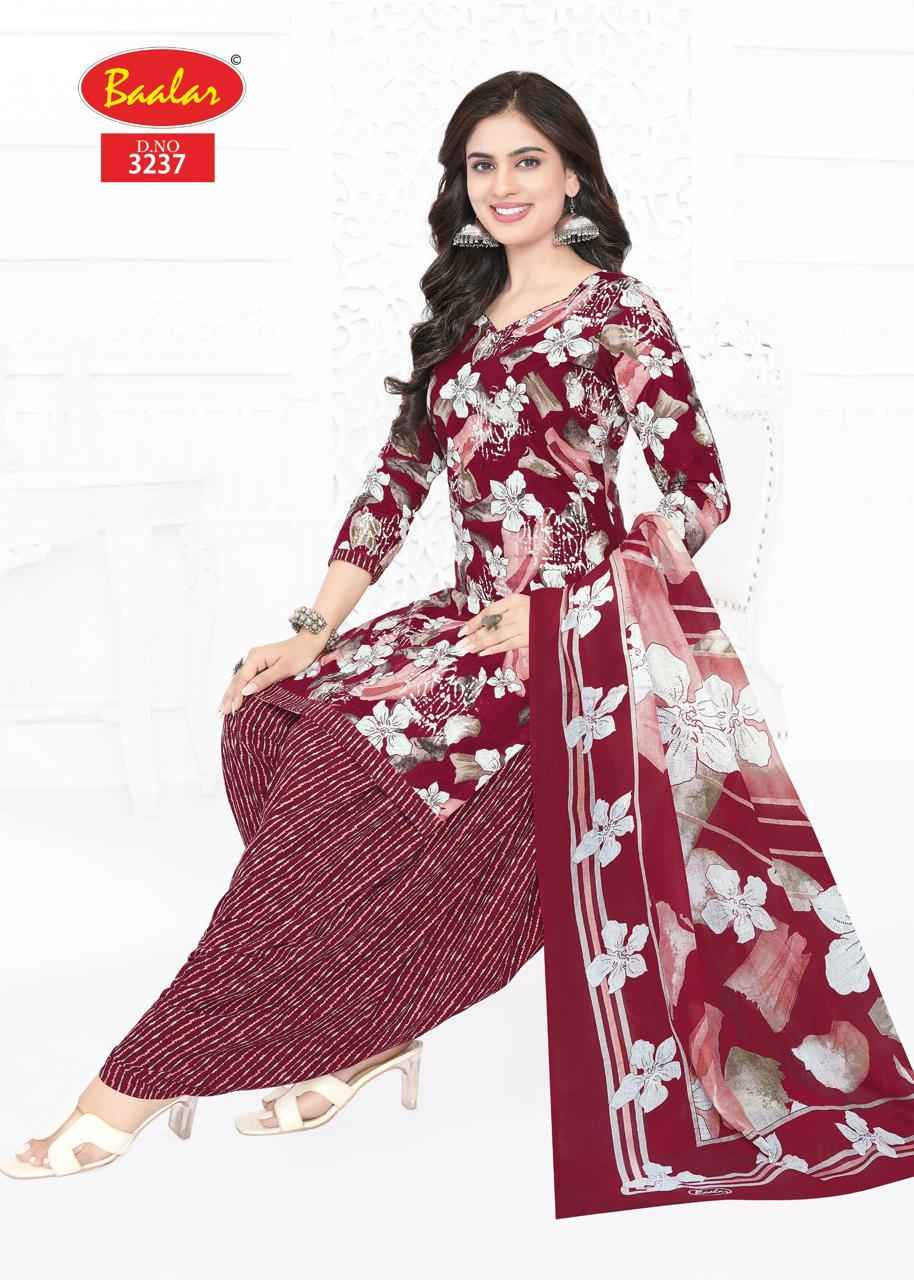 Baalar Zaara Patiyala Vol 32 Cotton Dress Material 21 pcs Catalogue