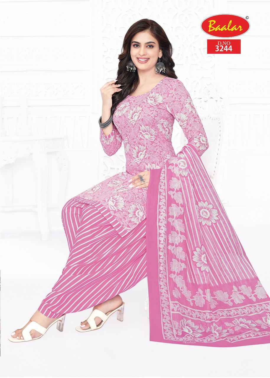 Baalar Zaara Patiyala Vol 32 Cotton Dress Material 21 pcs Catalogue