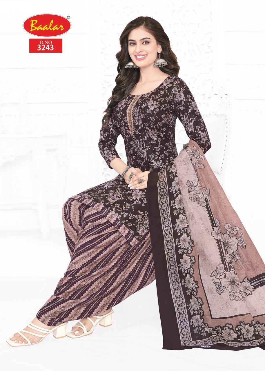 Baalar Zaara Patiyala Vol 32 Cotton Dress Material 21 pcs Catalogue