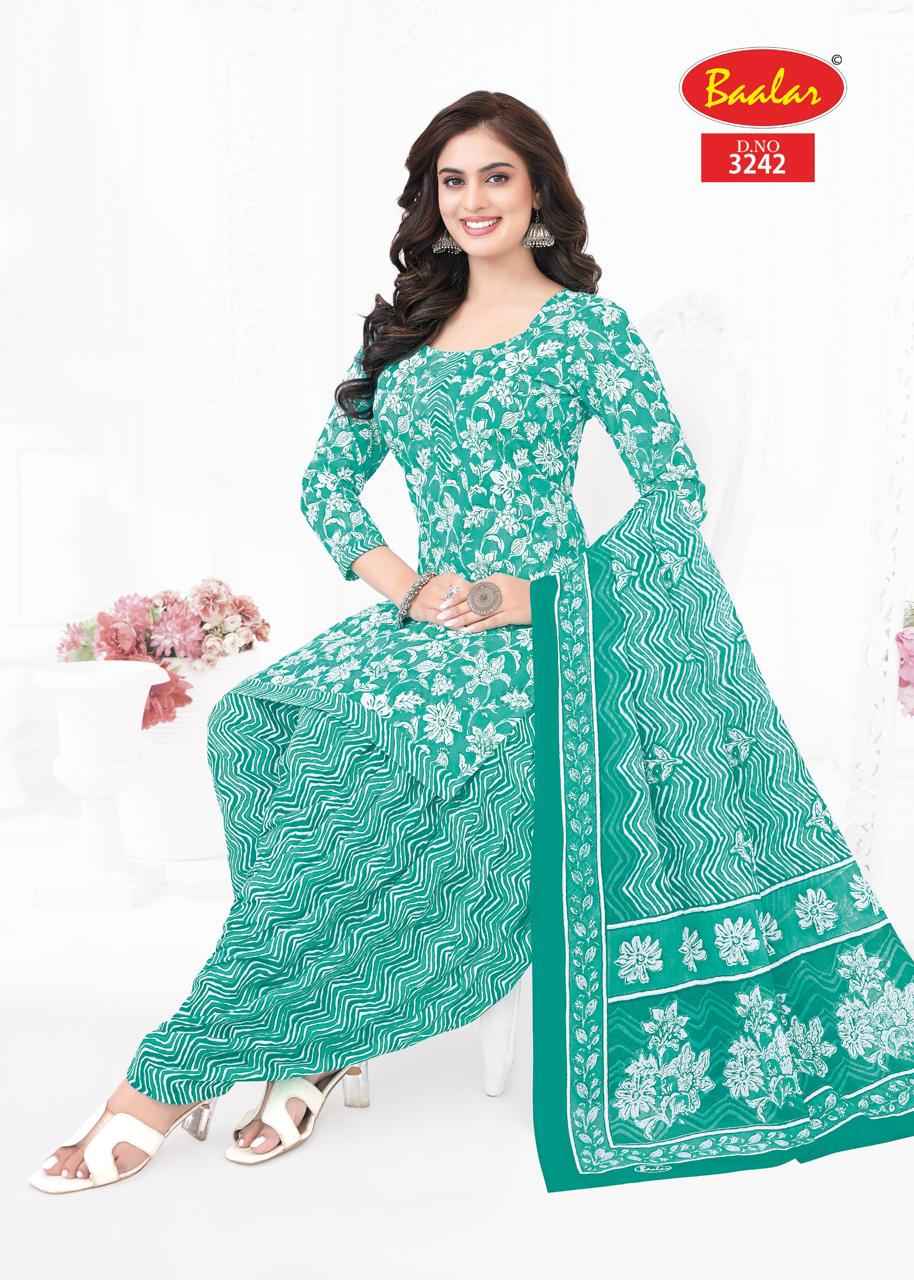 Baalar Zaara Patiyala Vol 32 Cotton Dress Material 21 pcs Catalogue