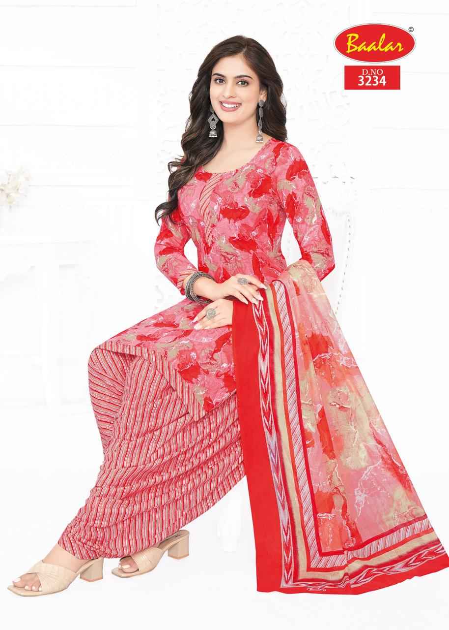 Baalar Zaara Patiyala Vol 32 Cotton Dress Material 21 pcs Catalogue
