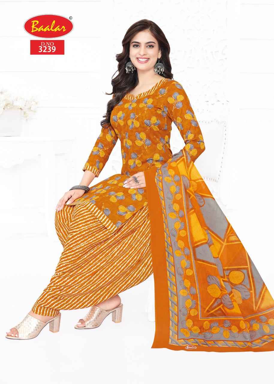 Baalar Zaara Patiyala Vol 32 Cotton Dress Material 21 pcs Catalogue