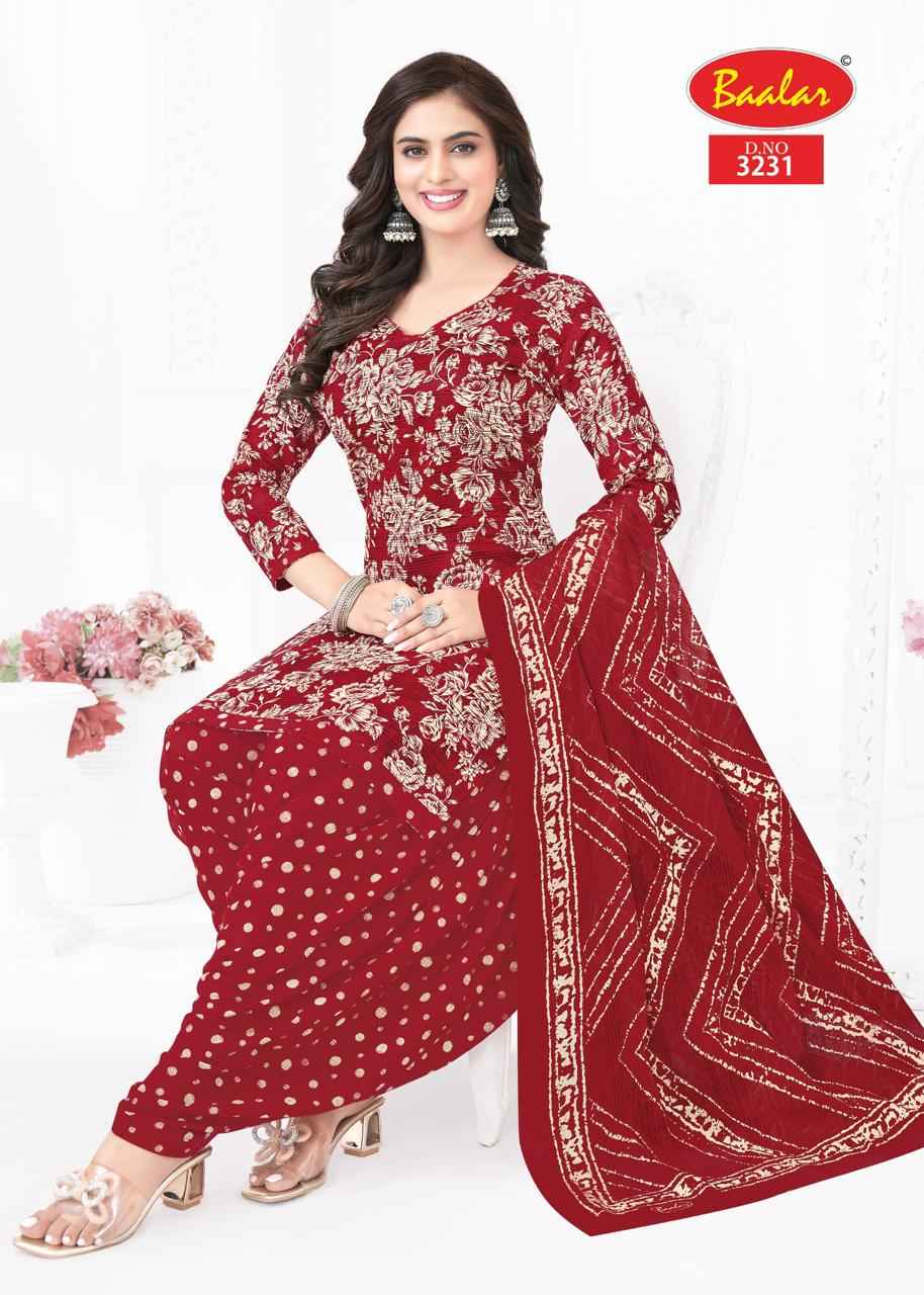 Baalar Zaara Patiyala Vol 32 Cotton Dress Material 21 pcs Catalogue