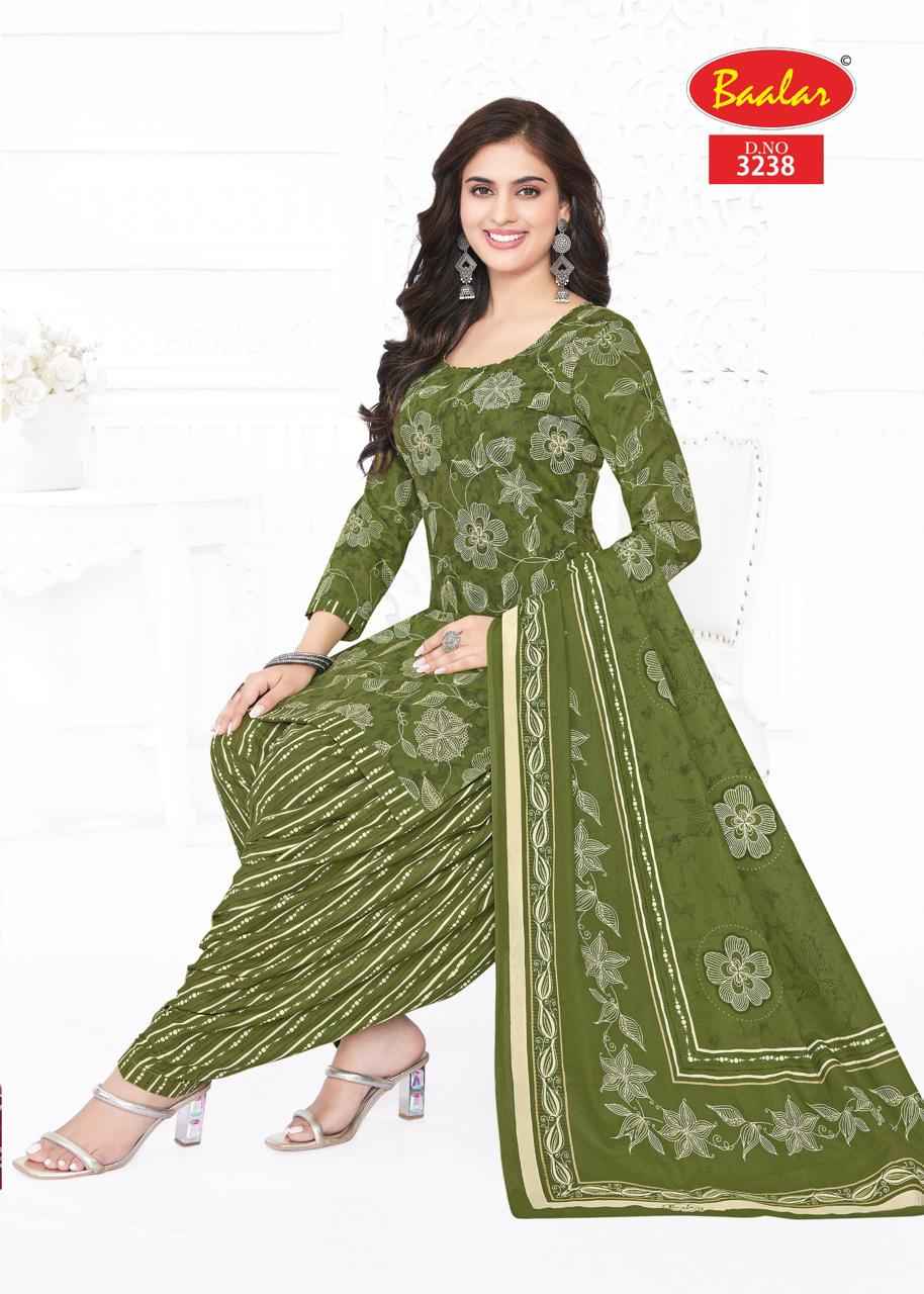 Baalar Zaara Patiyala Vol 32 Cotton Dress Material 21 pcs Catalogue