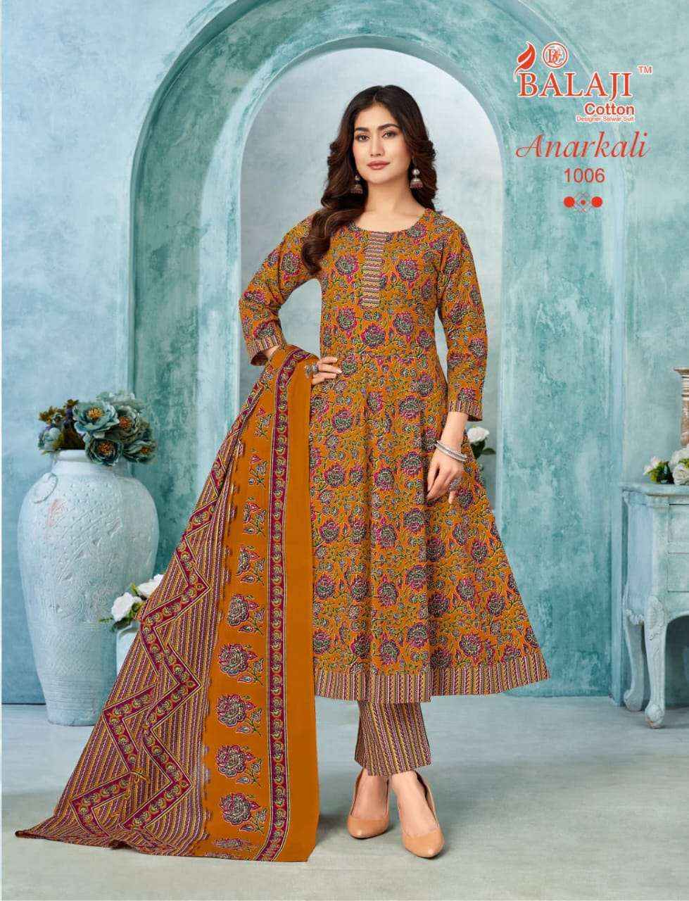 Balaji Anarkali Cotton Kurti Combo 8 pcs Catalogue