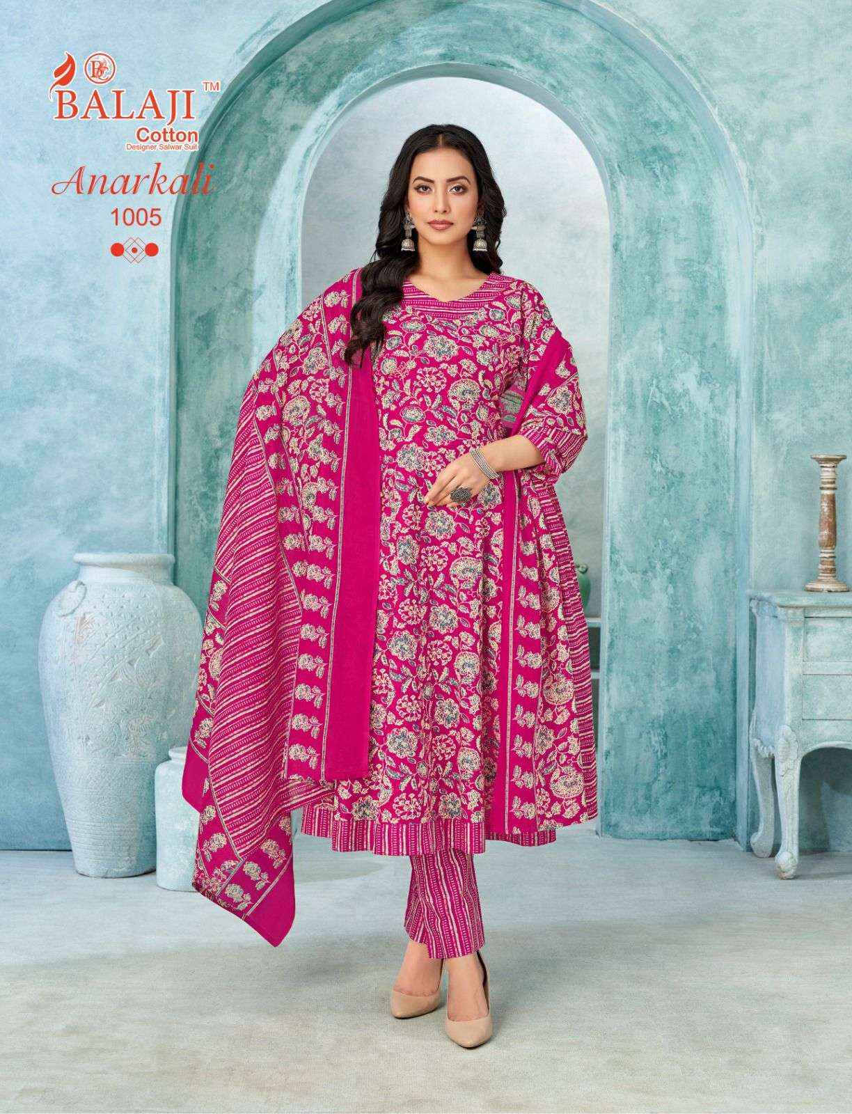 Balaji Anarkali Cotton Kurti Combo 8 pcs Catalogue