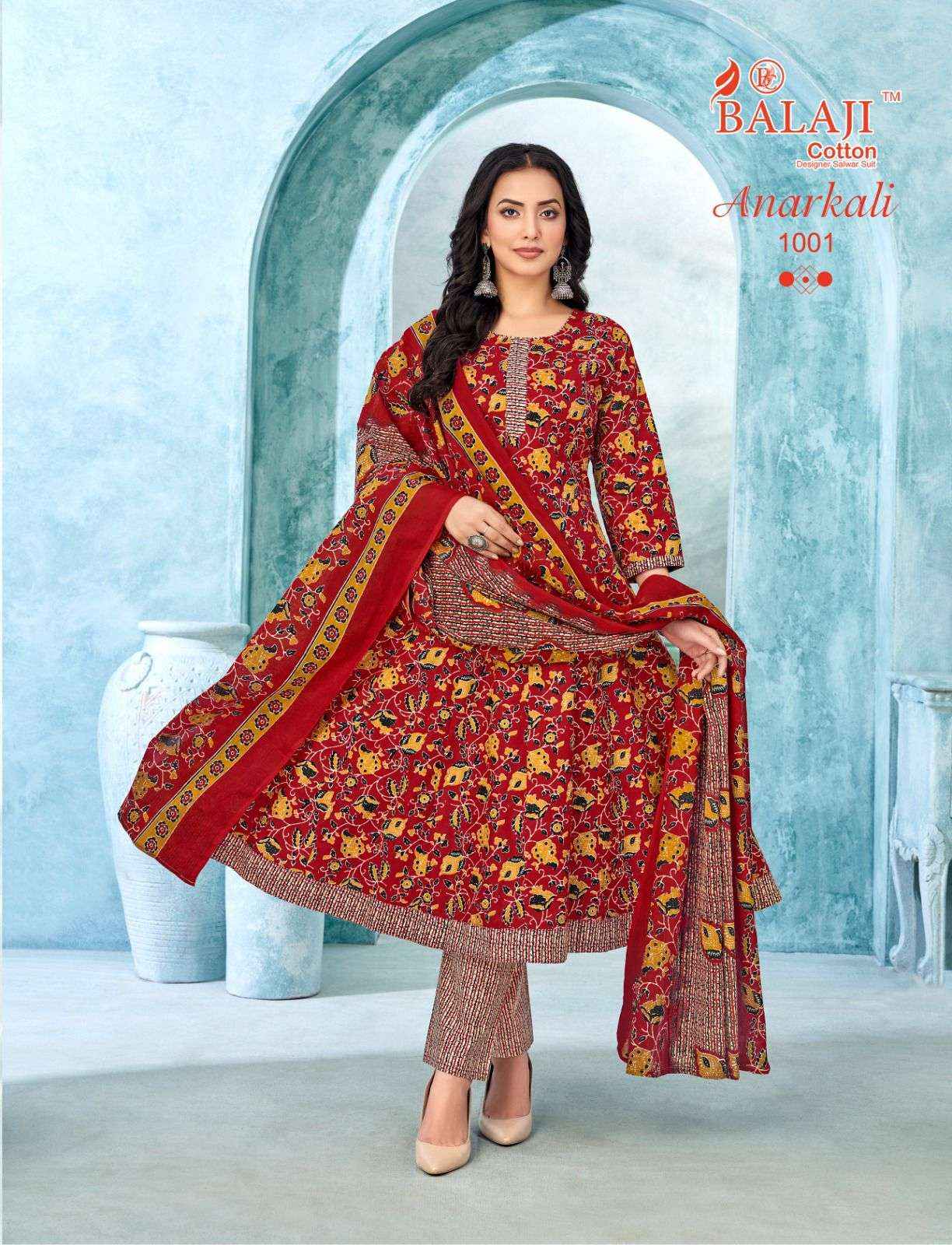 Balaji Anarkali Cotton Kurti Combo 8 pcs Catalogue
