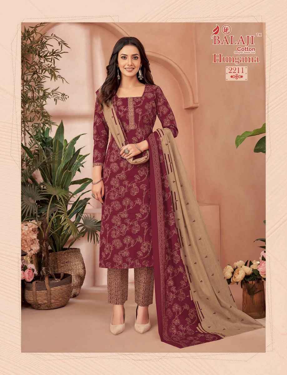 Balaji Hangama Vol 22 Cotton Dress Material 12 pcs Catalogue