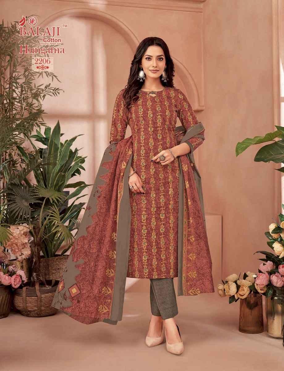 Balaji Hangama Vol 22 Cotton Dress Material 12 pcs Catalogue