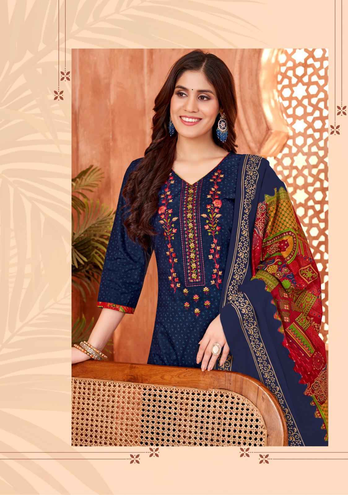 Balaji Raspberry Vol 19 Cotton Dress Material 12 pcs Catalogue