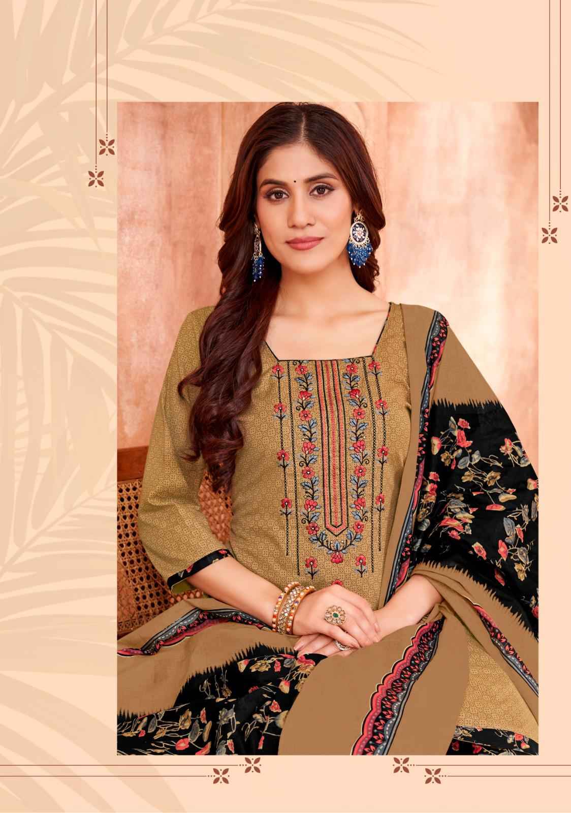Balaji Raspberry Vol 19 Cotton Dress Material 12 pcs Catalogue
