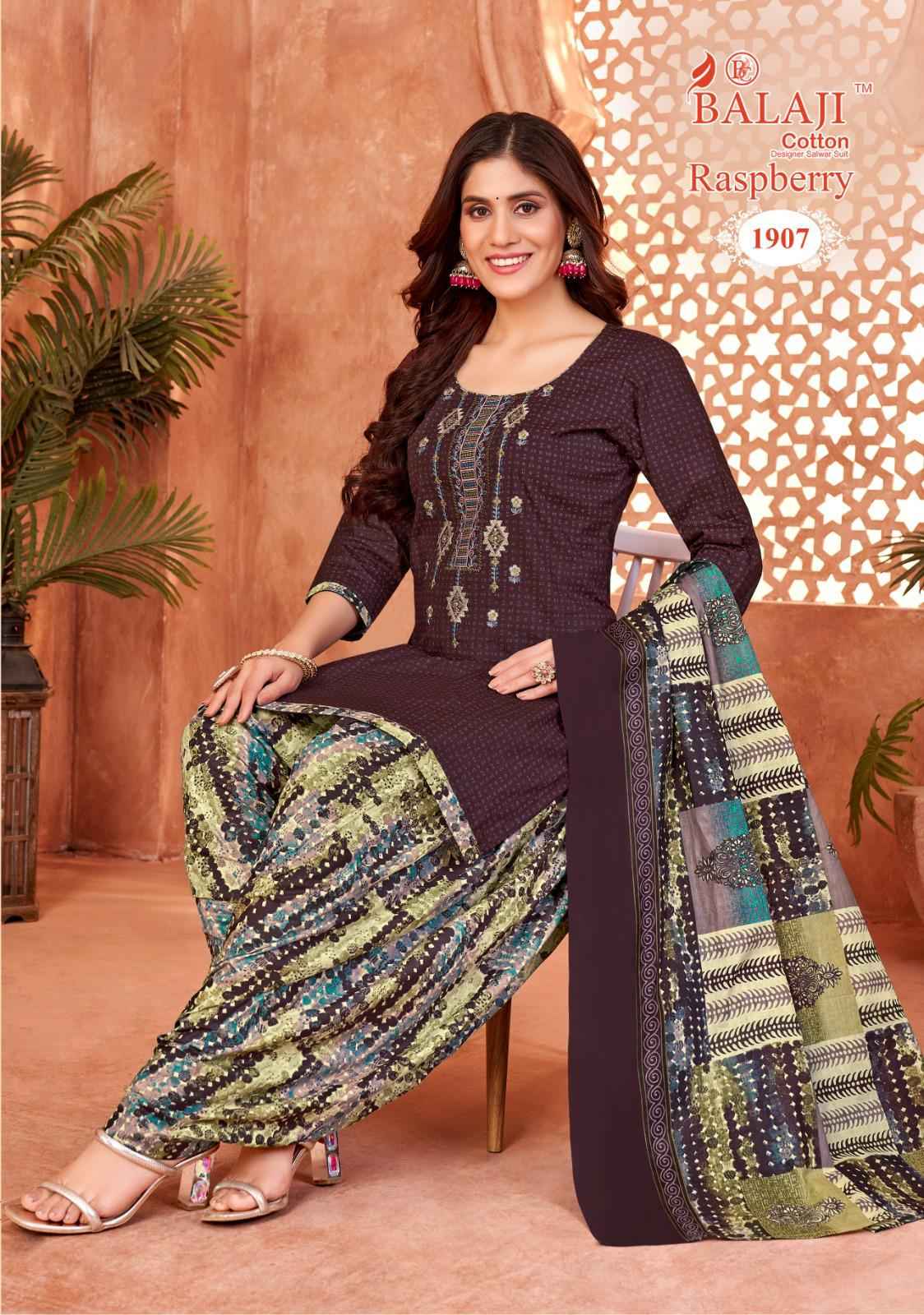 Balaji Raspberry Vol 19 Cotton Dress Material 12 pcs Catalogue
