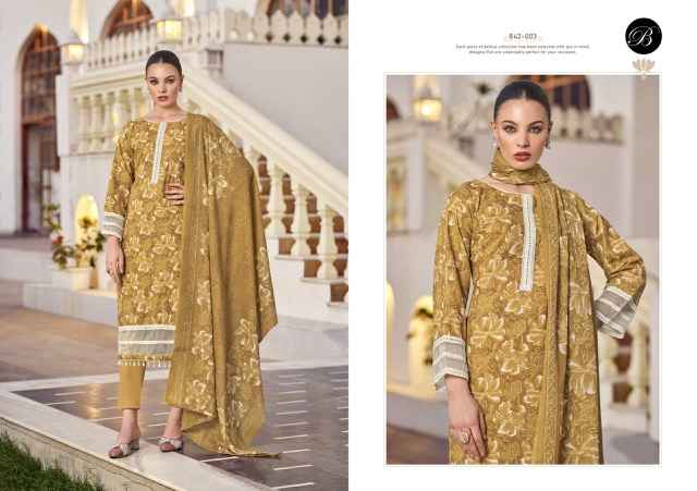 Belliza Flamingo Vol 2 Cotton Dress Material 6 pcs Catalogue