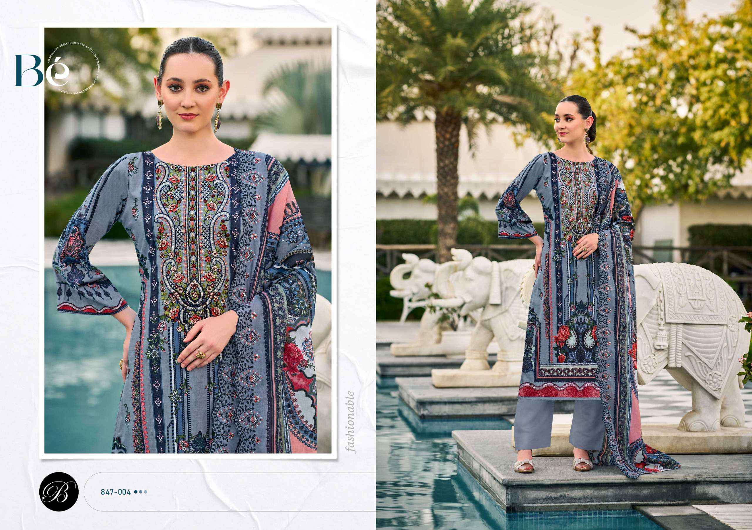 Belliza Guzarish Vol 23 Cotton Dress Material 8 pcs Catalogue