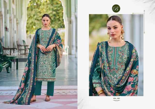 Belliza Haseen Cotton Dress Material 8 pcs Cataloge
