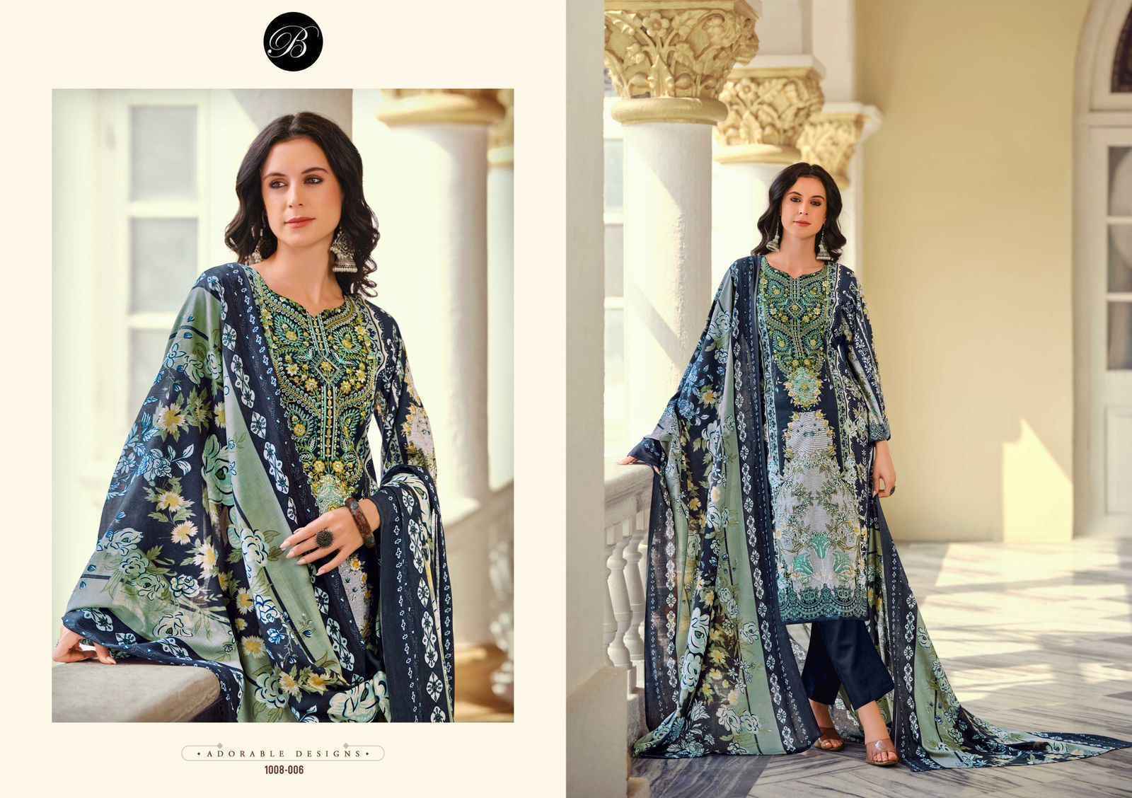 Belliza Naira Vol 84 Cotton Dress Material 8 pcs Cataloge